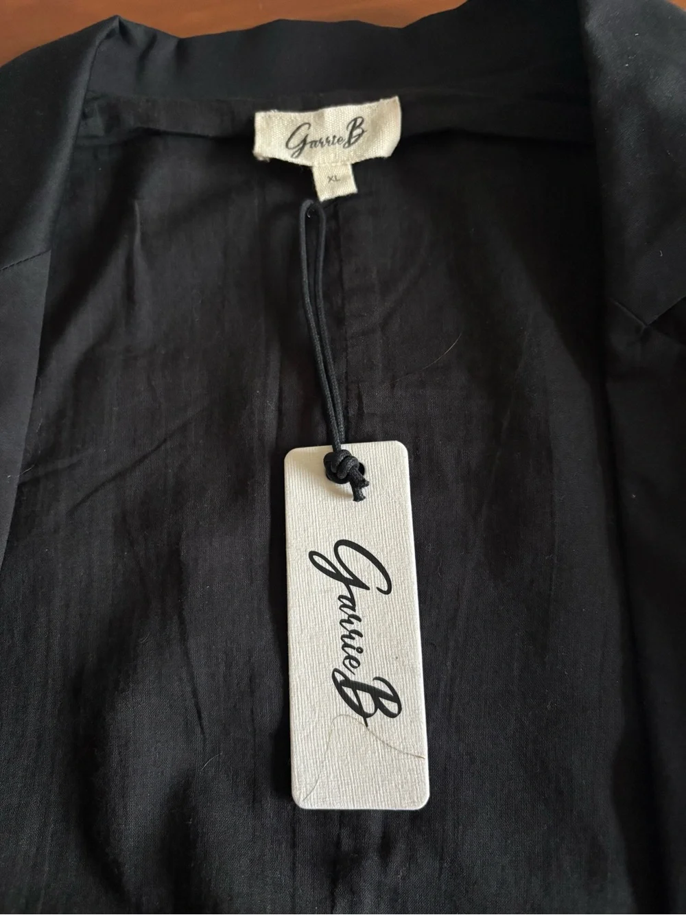 NWT G by Guess Black Women's Three-Button Blazer - Picture 4 of 5